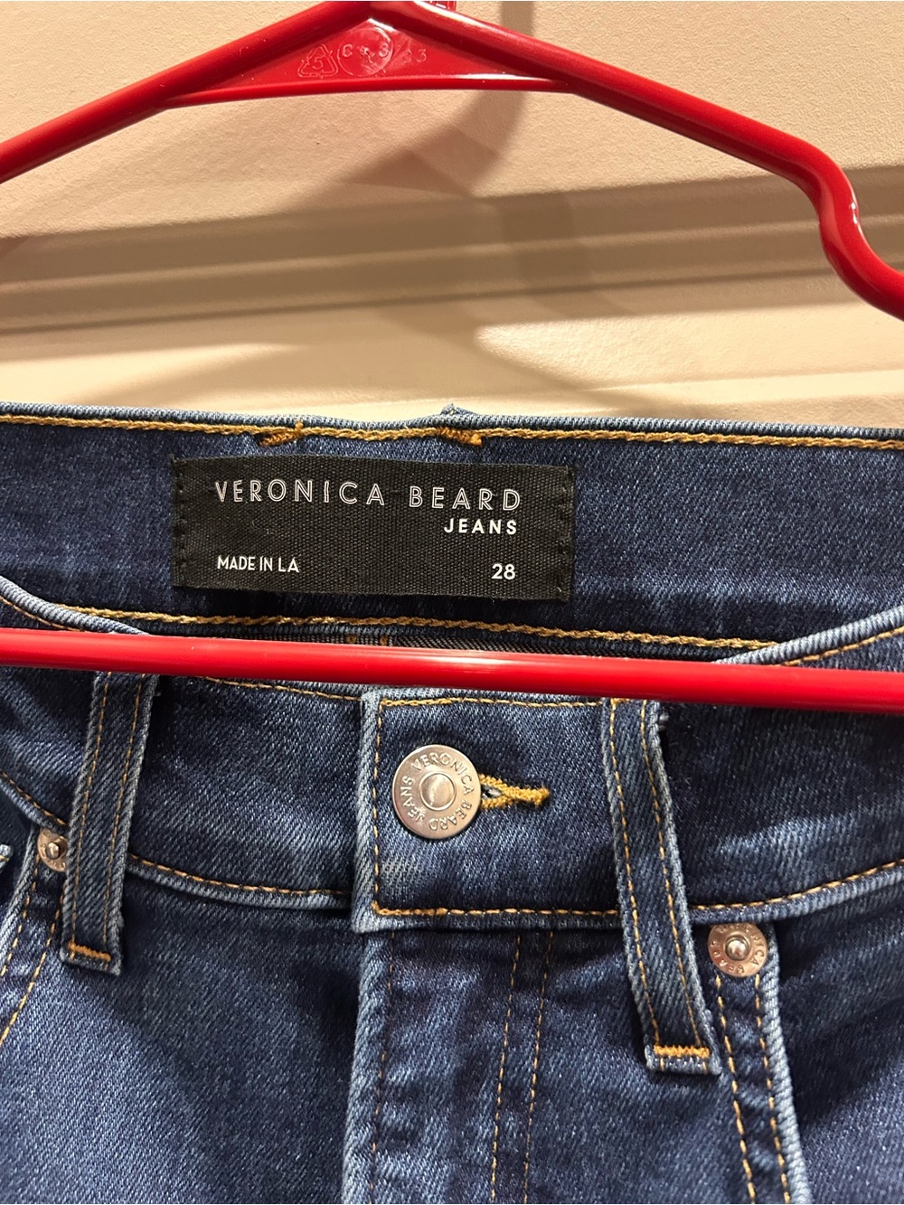 Veronica Beard Indigo High-Rise Jeans